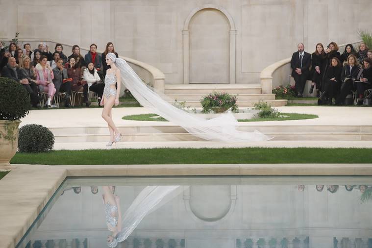 chanel bathing suit bride