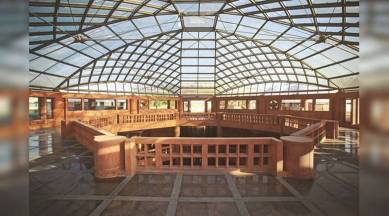 architecture, Architect Raj Rewal, Parliament Library, Edward Lutyens, Herbert Baker, Rashtrapati Bhavan, the Parliament House, Central Public Works Department (CPWD), Parliament Library by the Architecture Research Cell, Delhi, indian express, indian express