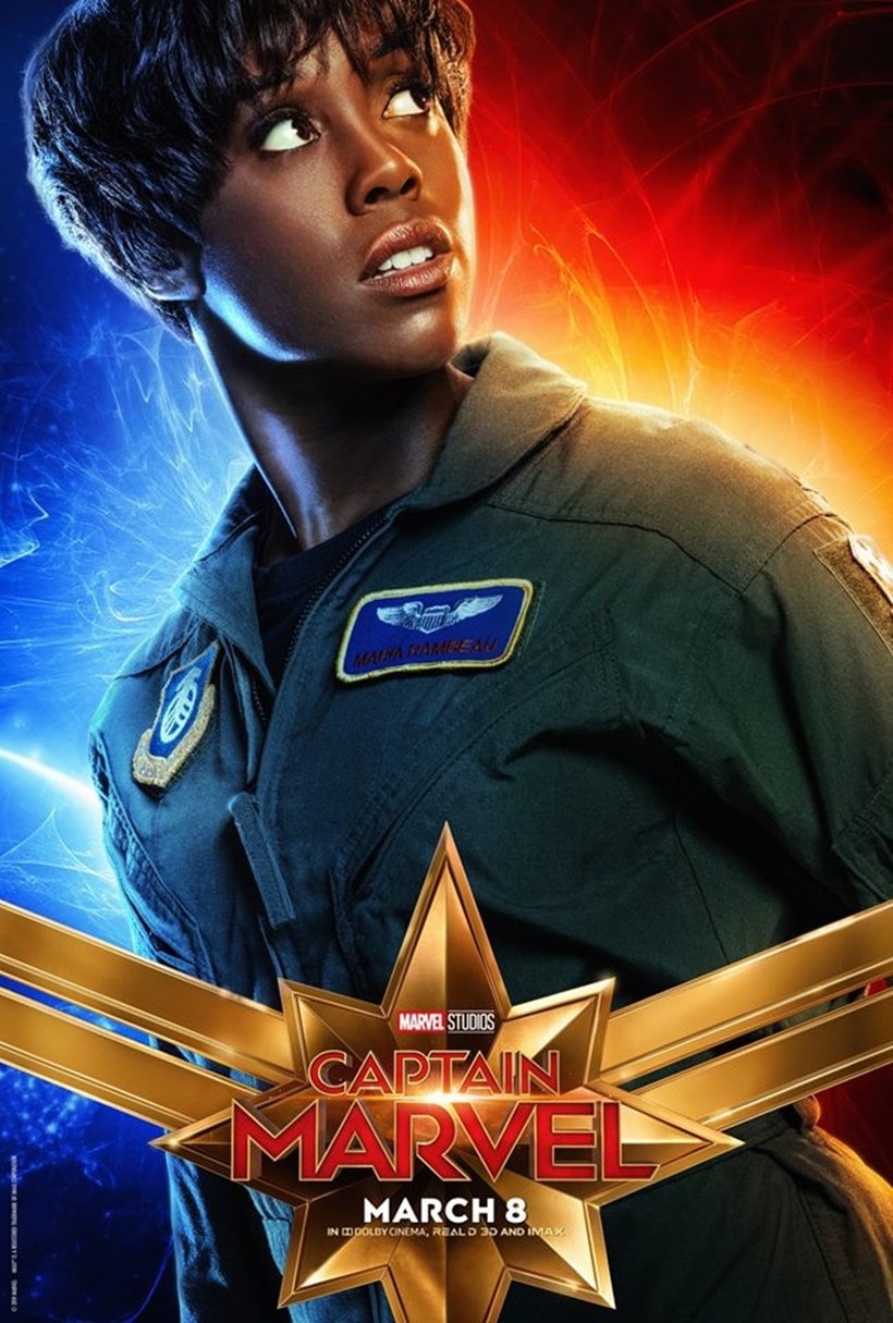 Lashana Lynch in captain marvel