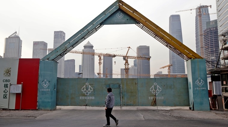 China economy, China growth, China growth fall, China growth decline, China economy decline, Davos 2019 China, Chinese economy dip, Indian express, latest news