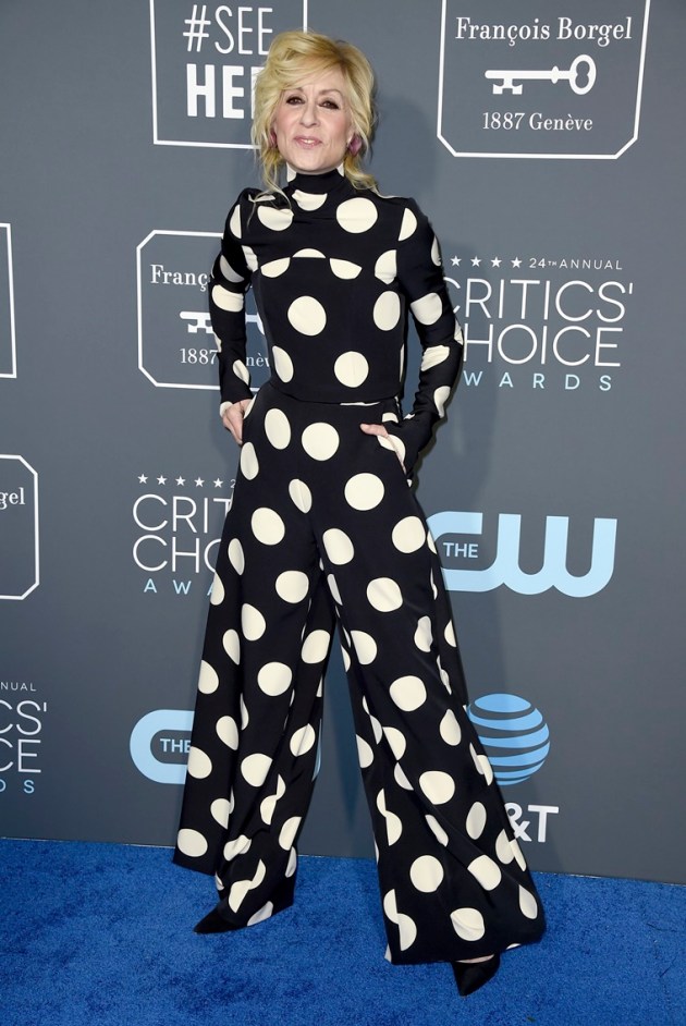 Critics Choice Awards, Critics Choice Awards 2019, Critics Choice Awards who wore what, Critics Choice Awards nominees, Critics Choice Awards winners, Lady Gaga, Nicole Kidman, Rachel Brosnahan, Timothee Chalamet, Emily Blunt, John Krasinski, Julia Roberts, Kristen Bell, Chrissy Teigen, John Legend, Judith Light, American Crime Story: The assasination of gianni versace, A Star is Born, Beautiful Boy, The Marvelous Mrs Maisel, Mary poppins returns, a quiet place, tully, Shallow song, celeb fashion, indian express, indian express news