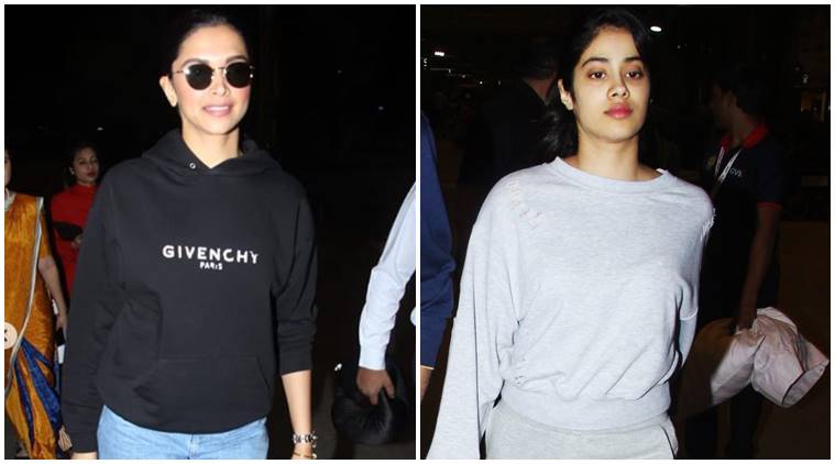   Ran Kangana, Padukone Deepika, Kapoor Sonam, Janhvi Kapoor, Pojo Hedge, Deepika Padukone Airport Fashion, Kangana Ranaut Airport Fashion, Sonam Kapoor Airport Fashion, Janhvi Kapoor Airport Fashion, Pooja Hedge Airport fashion, fashion celebrity fashion express, indian express news 