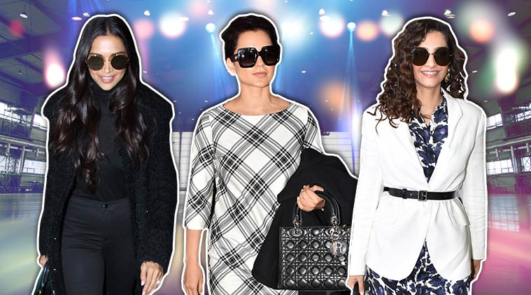 kangana ranaut, deepika padukone, sonam kapoor, kiara advani, deepika padukone airport fashion, sonam kapoor airport fashion, kangana ranaut airport fashion, kiara advani airport fashion, celeb fashion, bollywood fashion, indian express, indian express news
