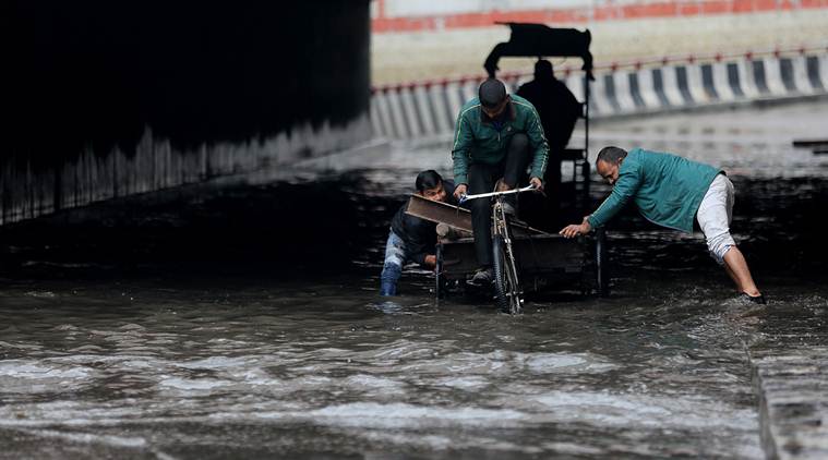 delhi rains, delhi weather, delhi weather rains, delhi winter rains, delhi weather today, india winters, delhi winters weather today, delhi air quality, india news, indian express