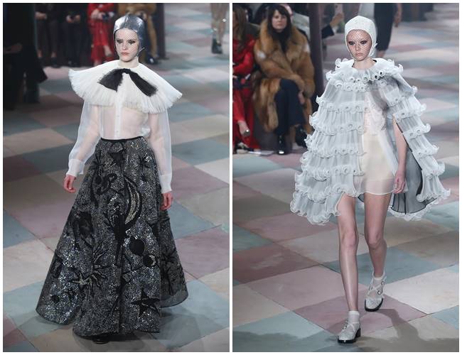 Christian Dior, Dior couture show, maria grazia chiuri, Dior Couture's Spring 2019 collection, Monica Belluci, Olivia Palermo, Karlie Kloss, dior couture show paris, dior women's collection, dior latest collection, dior fashion show, dior fashion show 2019, dior spring 2019 fashion show, indian express, indian express news