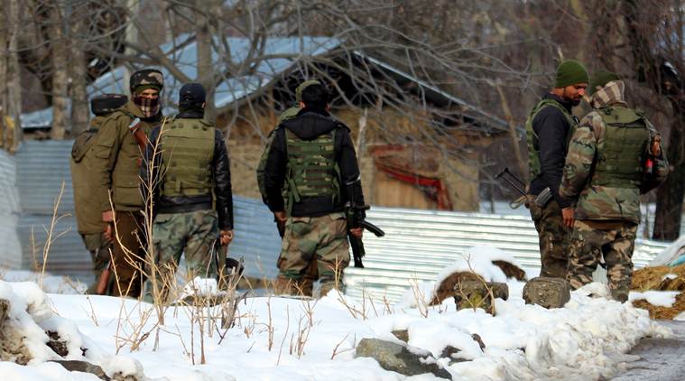 jammu and kashmir, militants killed, baramulla, jammu and kashmir police, indian express news