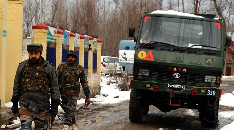 jammu and kashmir, militants killed, baramulla, jammu and kashmir police, indian express news