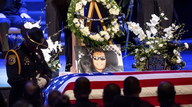To pitch for border wall, Trump cites Indian-origin policeman's murder by 'illegal alien'