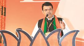 Devendra Fadnavis, Maharashtra elections, Fadnavis BJP, BJP Fadnavis rally, Maharashtra elections 2019, BJP Shiv Sena, Indian Express, latest news