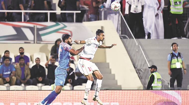 sandesh jhingan, india football, india asian cup, india vs bahrain, ind vs bah, afc asian cup 2019, afc asian cup, asian cup knockouts, football news, sports news, indian express