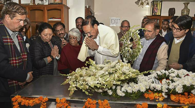 George Fernandes, George Fernandes funeral, George Fernandes death, george fernanded passes away, indian express, india news