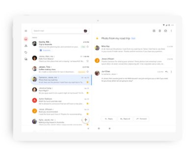 Gmail, Gmail redesign, Gmail design, Gmail material theme, Gmail design, Gmail new design, Gmail on Android, Gmail iOS