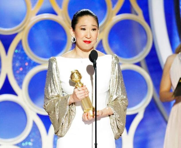 Sandra Oh at Golden Globes