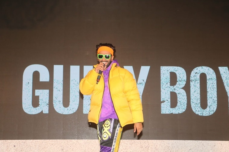 Ranveer Singh, Alia Bhatt, Gully Boy, Farhan Akhtar, Zoya Akhtar, Ranveer Singh fashion, Alia Bhatt fashion, Ranveer Singh latest news, Alia Bhatt latest news, Gully Boy trailer launch Ranveer Singh Gully Boy Trailer launch, Alia Bhatt Gully Boy trailer launch, celeb fashion, bollywood fashion, indian express, indian express news