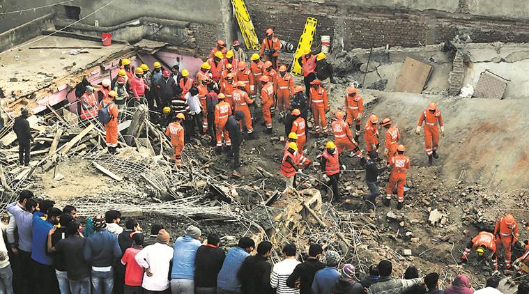 Gurgaon building collapse, Ullahwas village building collapse, Gurgaon building collapse death, Manohar Lal Khattar, Gurgaon building collapse owner, delhi news, indian express, latest news