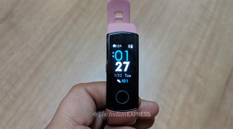 Honor band 4 on sale running heart rate monitor