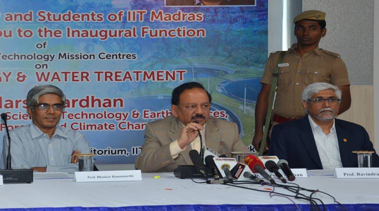 IIT Madras, IIT research, IIT Madras research centre, IIT DST mission centre, DST, research protest, increase stipend hike. DST on research, harshwardhan on research, education news