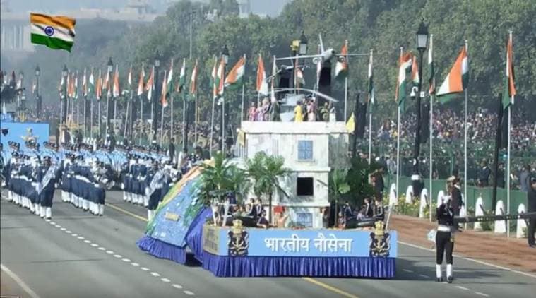 Republic day, republic day parade, republic day show, r day, r day news, rday parade,indian navy, rescue operation, kerala flood rescue operation, indian express