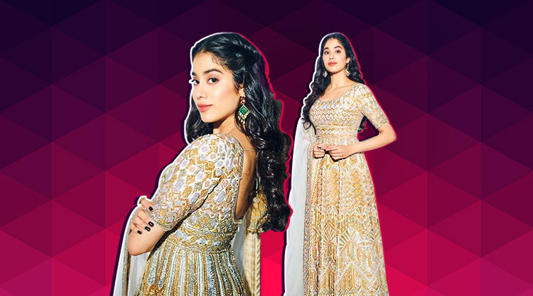 Janhvi Kapoor, janhvi kapoor photos, janhvi kapoor Abu Jani Sandeep Khosla lehenga, janhvi kapoor recent photo