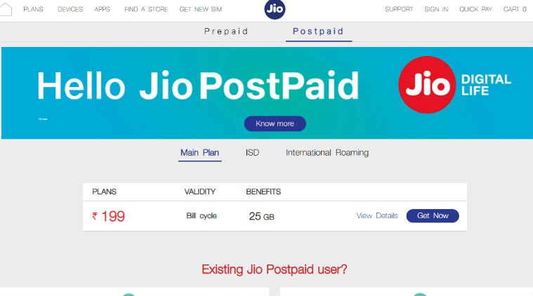 Airtel, Airtel postpaid, Vodafone postpaid, Reliance Jio, Vodafone Rs 399 postpaid plan, Airtel Rs 399 postpaid offer, Reliance Jio postpaid Rs 199, Vodafone plan free Netflix subscription, free Amazon Prime Vodafone postpaid, Airtel Rs 499 postpaid plan, Vodafone Rs 499 postpaid plan