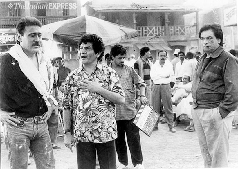 kader khan with jackie shroff