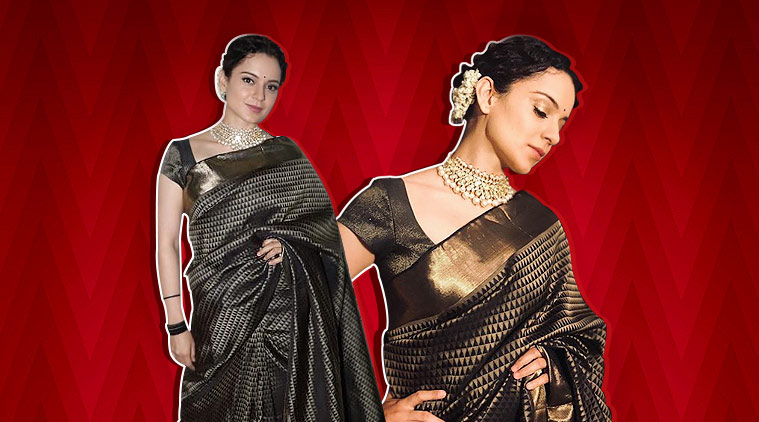 Manikarnika promotions: Kangana Ranaut stuns in this sari gifted by Rekha