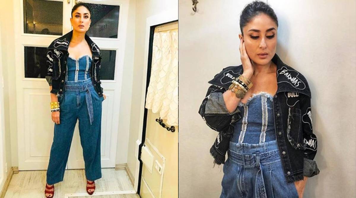 Kareena Kapoor Khan Gives Lessons On How To Pull Off The Denim On Denim Look Lifestyle News The Indian Express