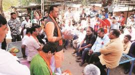 vadordara, bjp, khatla bethak, jitu vaghani, bjp government, gujarat news, indian express news