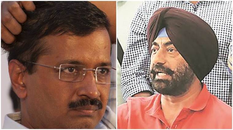 arvind kejriwal, sukhpal singh khaira, khaira attacks kejriwal, bhagwant mann, aap rally, barnala rally, kejriwal on drug menace, punjab drug menace, indian express