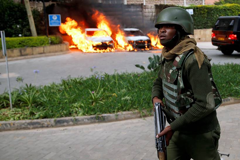 Kenya attack: At least 15 killed as gunmen storm Nairobi hotel compound