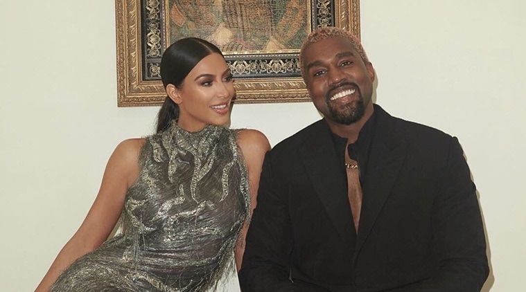   Kim Kardashian and Kanye West 