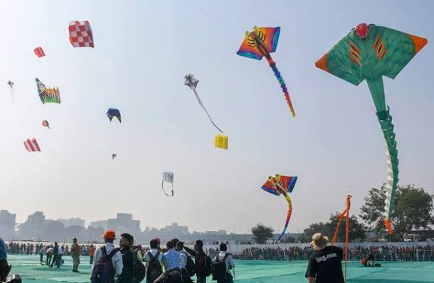 Makar Sankranti 2019: Colourful Kites Dot The Sky As The Day Approaches 