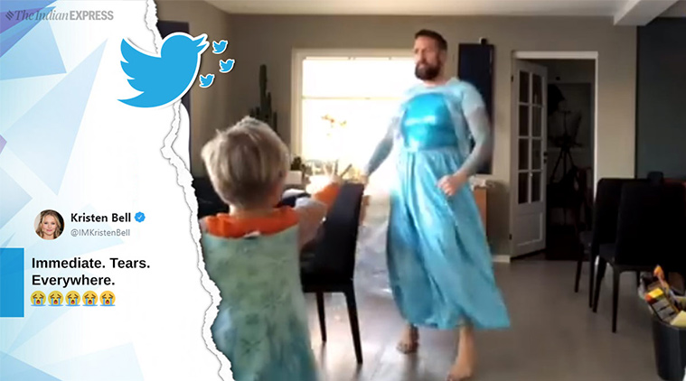 Video Of Father Dressing Up As Elsa Dancing To ‘let It Go