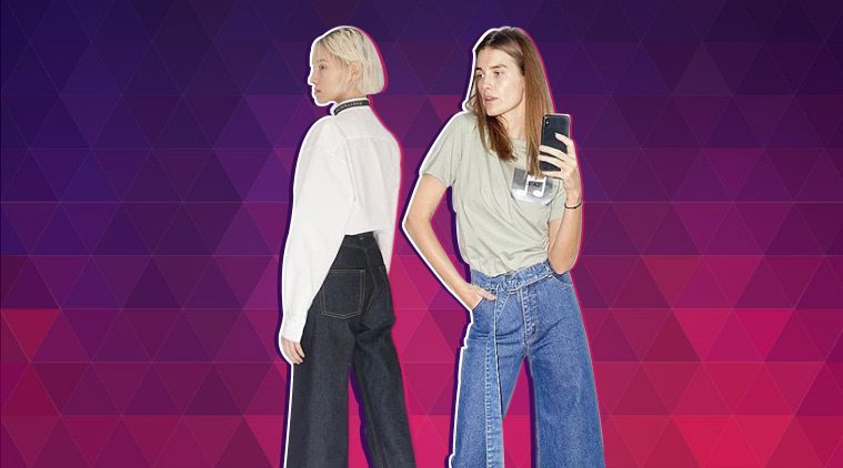 asymmetrical jeans trend