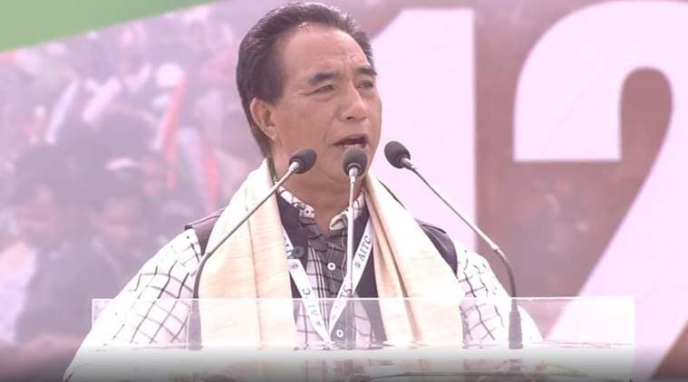 Citizenship amendment bill, Lalduhawma, Zoram Nationalist Part, ZNP Lalduhawma, Opposition rally Kolkata, Lalduhawma Opposition rally, Indian express, latest news