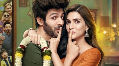luka chuppi photos of kartik aaryan kriti sanon