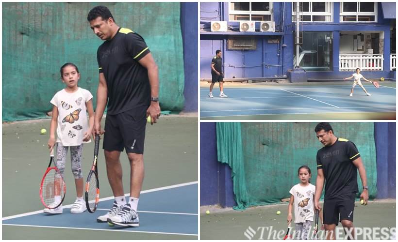 mahesh bhupathi wth daughter