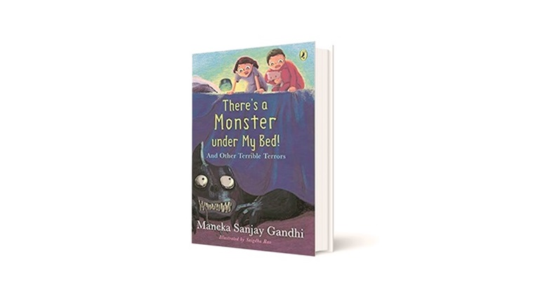 maneka gandhi, maneka gandhi books, maneka gandhi latest book, There’s a Monster under My Bed… And Other Terrible Terrors, monster under bed, varun gandhi, children's book, childrens book, child fiction, books for children 