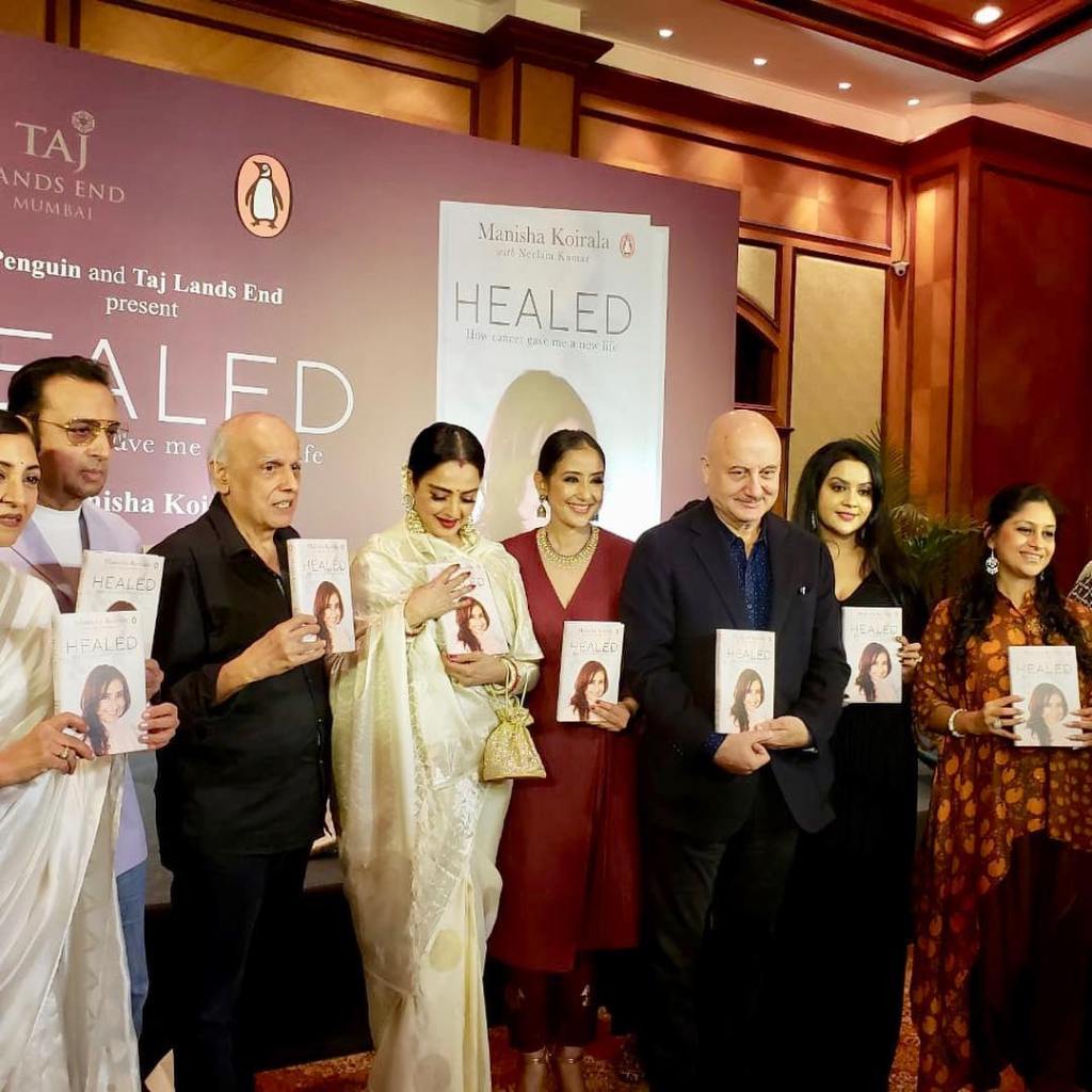 manisha koirala book launch