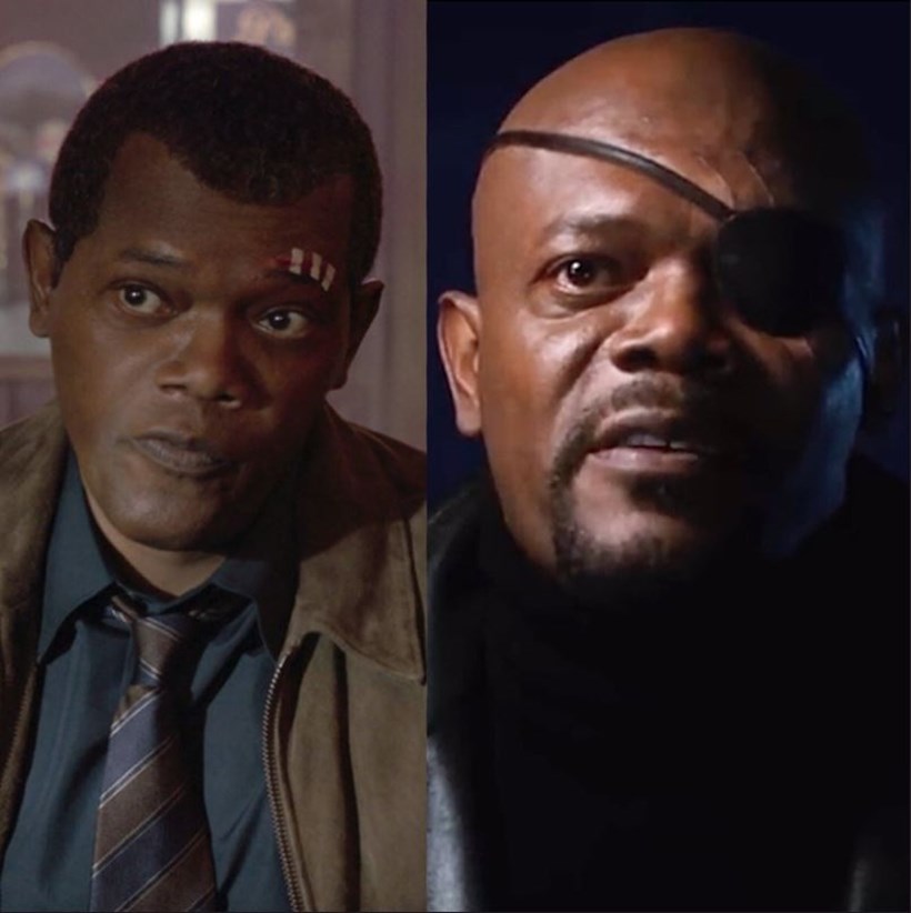 nick fury ten year challenge