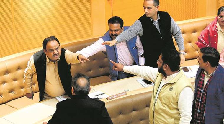 At first Chandigarh House Meeting: A new low as Kainth, Kalia trade personal barbs