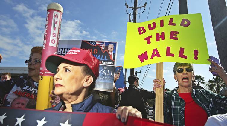 Donald Trump, US Shutdown, National emergency US, US emergency, Mexico wall, Trump mexico wall, Texas Mexico border, Trump wall, US Shutdown Trump, US Congress, Trump Texas, McAllen Texas visit, US government shutdown, Nancy Pelosi, World news, Indian express, latest news