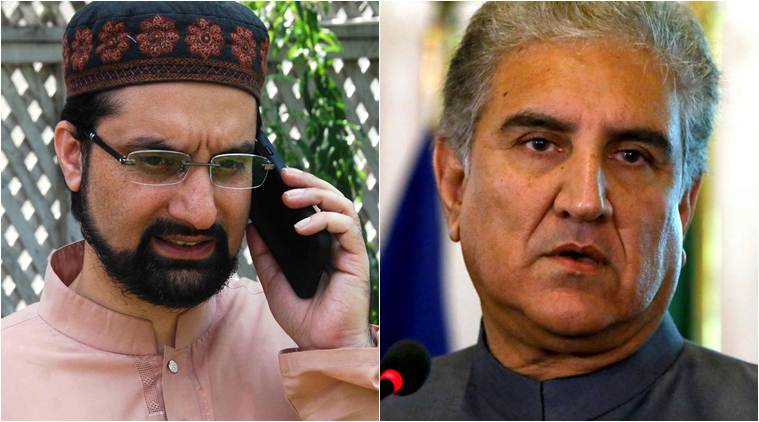 Pakistan Foreign Minister Shah Mahmood Qureshi calls up Mirwaiz Umar Farooq