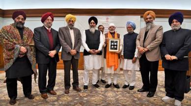 Prime Minister Narendra Modi released a commemorative coin to mark the birth anniversary of Guru Gobind Singh on Sunday. (Twitter/@PIB_India)