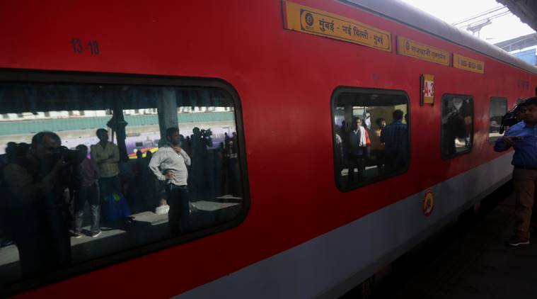 piyush goyal, railways minister, rajdhani express, chhatrapati shivaji maharaj terminus, mumbai, hazrat nizamuddin station new delhi, central railway, western railway, mumbai news, indian express news