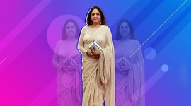 neena gupta sari, Manasvi Mamgai, Golden Globe Awards,