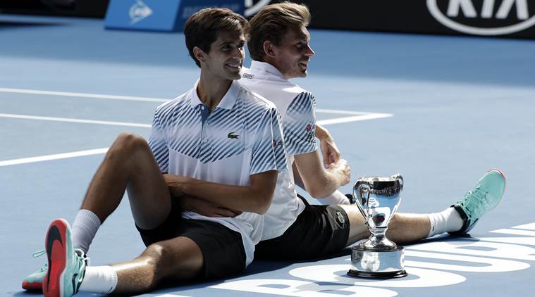 Tag det op sum øst Australian Open 2019: Frenchmen Pierre-Hugues Herbert, Nicolas Mahut win men's  doubles title in Melbourne | Sports News,The Indian Express
