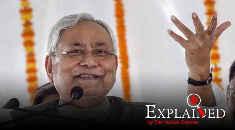 Gaya: Bihar Chief Minister Nitish Kumar addresses at 'Mahadalit Sammelan', in Gaya, Wednesday, Oct 31, 2018. (PTI Photo) (PTI10_31_2018_000160A)