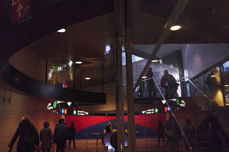 Commuters at the 51st Street station in Manhattan.