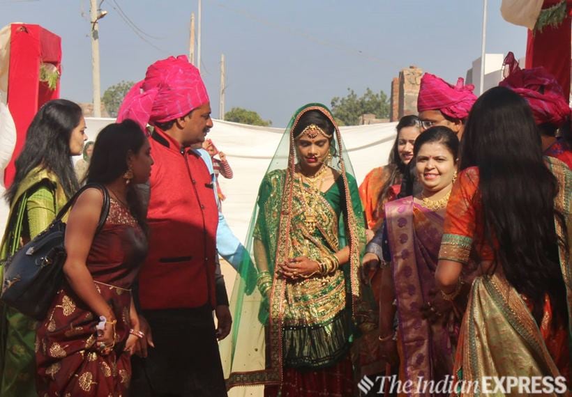 Hardik Patel ties the knot in a simple ceremony at a temple in Gujarat